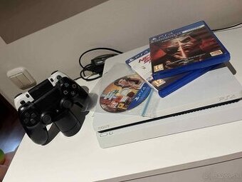 🎮 PlayStation 4 Slim 500 GB – 2 ovládače + nabíjacia stanic