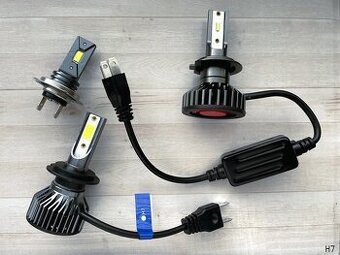 H7 led (H1,H3,H4,H8,H11,HB4..) kvalitné, silné a neoslňujú