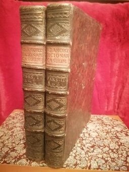 Staré vzácne knihy z r. 1762 od Amorta Komplekt