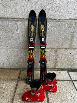 Detske lyze s lyziarkami