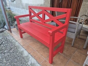 Lavica - červená x-x