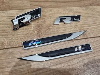 Kridielka Rline Volkswagen R-line napisy znaky