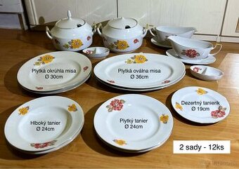 Porcelánová jedálenská súprava
