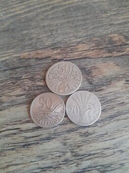 Mince SR ČSR 50 20 Halier