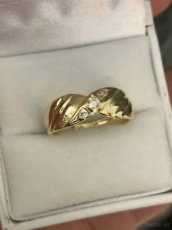 Zlatý damsky prsten 14kt zlato