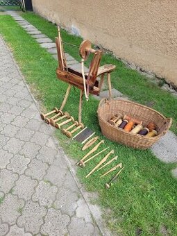 Tkanie, tkačské náradie, krosná, nite