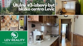✨ Na predaj: Priestranný 3-izbový byt blízko centra Levíc