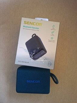 Sencor SSS 1400 modry bluetooth reproduktor modrý FM rádio s