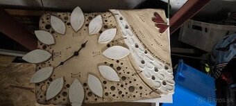 Keramické nástenné hodiny ručná výroba