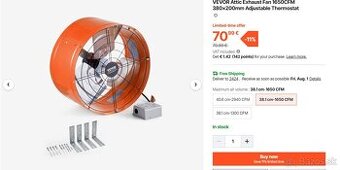 Ventilator Vevor