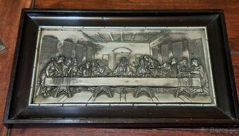 Starý reliéf posledná večera