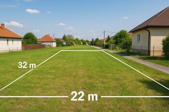 Na predaj stavebný pozemok 650 m² – Zalužice,