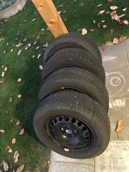 Disky R15 so zimnými pneumatikami Continental 195/65