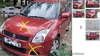 motor M13A Suzuki SWIFT 1.3 2007 DVERE, PREVODOVKA a iné DIE