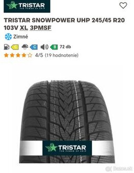 Predám nové nerozbalene zimné pneu