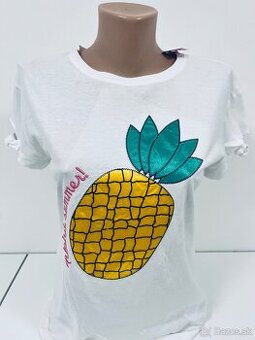 🍍 Aloha Summer Štýlové dievčenské tričko s ananásom ☀️