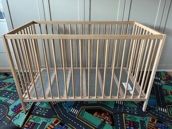 Detská postieľka IKEA 60x120 cm - masívny buk