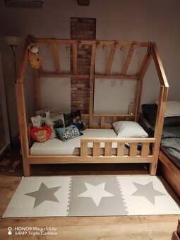 Detská domčekova postel 80x160cm