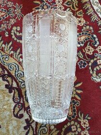 Krištáľová váza 30cm predaj Czechoslovakia Bardejov