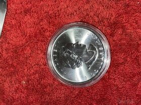 Stříbrná mince Maple Leaf - Kanada (1Oz, 2021-22)