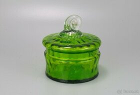 Dóza zo zeleného skla - 1