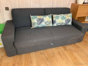 Rozťahovací gauč IKEA s ukladacím priestorom a hokerlíkom