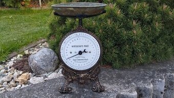 15kg velké jednomiskové váhy s orlem po renovaci