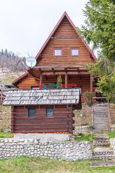 Krásna zrubová chata na Dubine II, pri obci Hranovnica