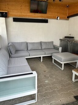 6-miestna hliníková zostava na sedenie