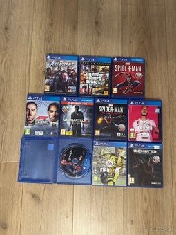 Predám hry na PS4 - Detské, strieľačky, príbehovky …