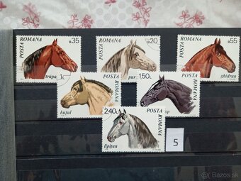 Poštové známky č.860 - 20 ks sérií SVET - Fauna, flóra