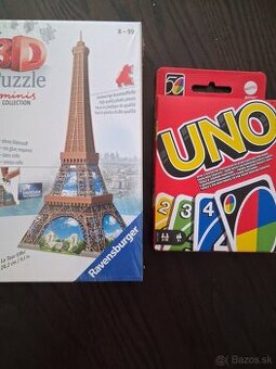 Uno+3D puzzle nove