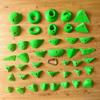 Nové lezecké chyty THEREX Boulder set - 43 kusů