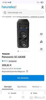 Panasonic SC-UA30