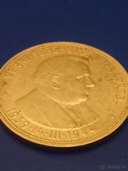 Strieborná minca J.Tiso 1944