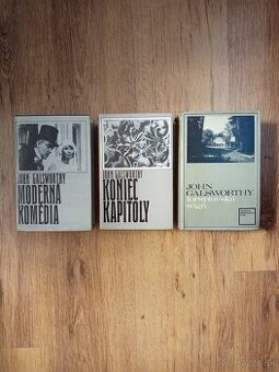 John Galsworthy – Komplet Sága rodiny Forsytovcov (3 knihy)