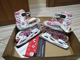 Kolieskové korčule,  veľkosť 35-38