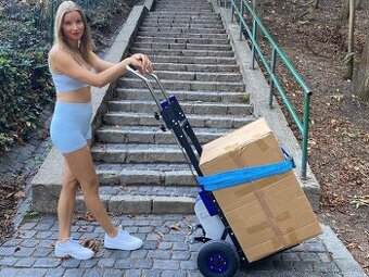 Elektrická rudla a pásový schodolez (nosnosť do 420 kg)