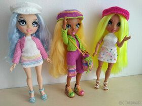 Šiltovky šaty pre bábiky rainbowhigh barbie overal bolerko k - 1