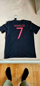 Adidas Cristiano Ronaldo Tricko Cierne - 1