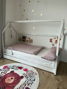 Domčeková posteľ s vyťahovacou posteľou - 1