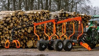 Vyvažecí vlek Vyvazecka MTM 10tun, Hydraulická ruka 6,6m