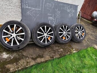 Predám alu disky Brock B24 7.5Jx17 ET35, 5x112 + Matador Hec