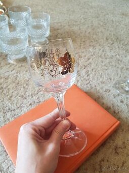 Retro pohare na vino