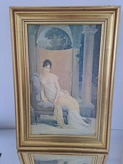 Starozitny obraz madame recamier