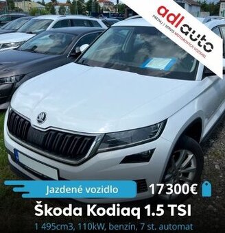 Škoda Kodiaq 1.5 TSI, 1 495cm3, 110kW, 7 st. automat