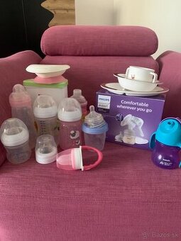 Odsávačka + fľaše