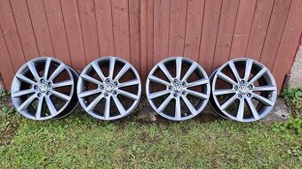 Originál alu kolesá volkswagen merano antracit 5x112 TPMS
