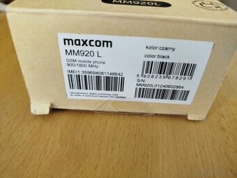 Predám Maxcom MM920L čierny