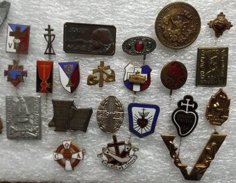 odznaky - kríže, církev, kresťanstvo i iné
